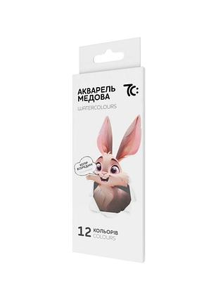 Детская медовая акварель 7c11202, 12 цветов