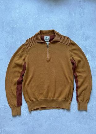 Стильна чоловіча кофта від італійського бренду beretta 1/3 zip