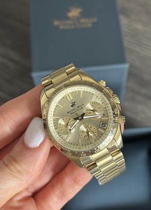 Годинник жіночий beverly hills polo club bp3204c.110 золотистий
