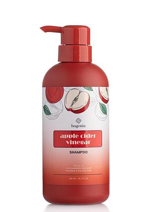 Bg413 шампунь для волосся bogenia apple cider vinegar (450мл)