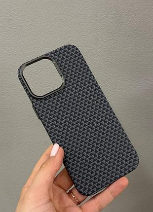 Противоударный карбоновый чехол с magsafe iphone 16 pro max,чехол carbon magsafe для iphone 16 pro max