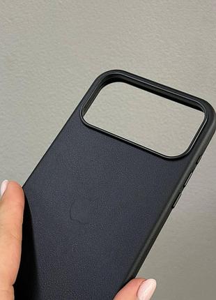 Протиударний шкіряний чохол magsafe для iphone 17 pro max, преміальний шкіряний чохол для айфон 17 pro max 5