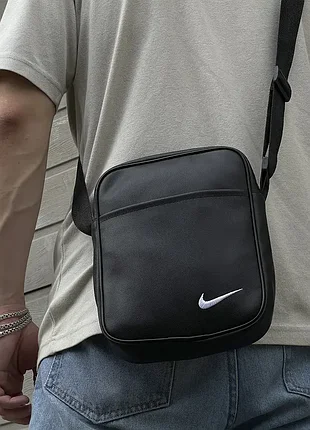 Сумка месенджер барсетка nike шкіряна 3