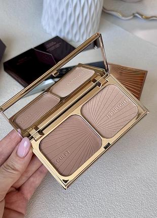 Палетка бронзер хайлайтер filmstar bronze & glow contour duo