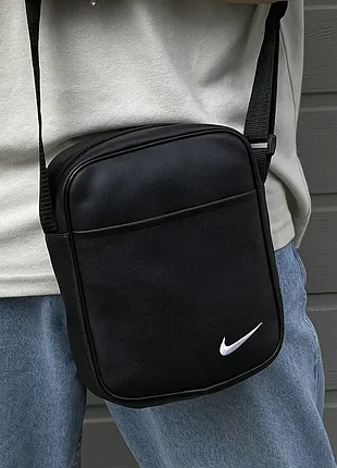 Сумка месенджер барсетка nike шкіряна 4