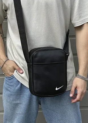Сумка месенджер барсетка nike шкіряна 5