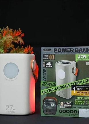 Павербанк remax з швидкою зарядкою 60000 mah rpp-123