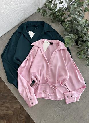 Блузка сорочка оригінал zara ❤️