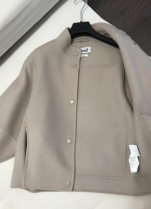 Розкішний вовняний жакет бомбер max mara 2