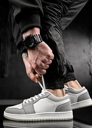 Мужские кроссовки white l grey ра5046