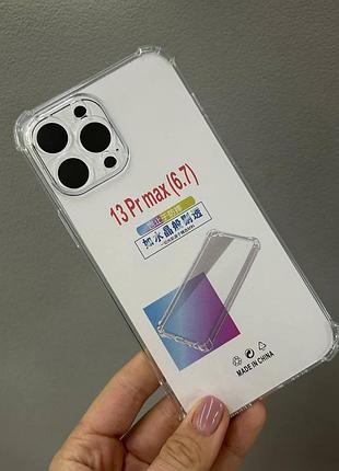 Прозорий чохол iphone 13 pro max, протиударний чохол для iphone 13 pro max, силіконовий чохол iphone 13 pro max
