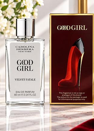 Carolina herrera good girl velvet fatale perfume жіночий, 50 мл