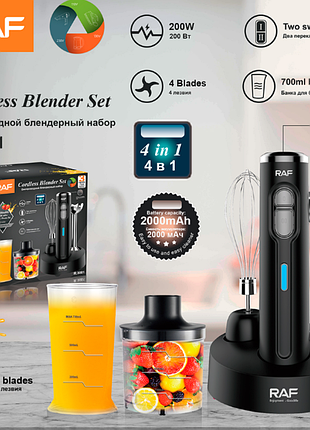 Ручной блендер 4 в 1 r.3001 usb¶4 in 1
