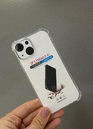 Прозорий чохол iphone 13 mini, протиударний чохол для iphone 13 mini, силіконовий чохол iphone 13 mini