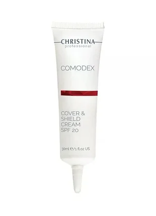 Защитный крем с тоном spf 20 christina comodex cover&amp;shield cream spf-20, 30 мл