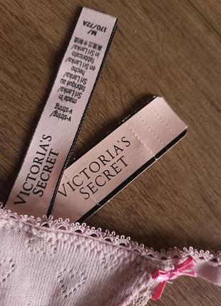 ❗️❗️❗️новые трусики стринги victoria's secret stret stretch pointelle v-string, размер m 2