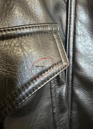 Куртка zara з еко шкіри 5