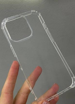 Прозрачный чехол iphone 16 pro, противоударный чехол для iphone 16 pro, силиконовый чехол iphone 16 pro 2