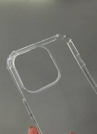 Прозрачный чехол iphone 16 pro, противоударный чехол для iphone 16 pro, силиконовый чехол iphone 16 pro 3