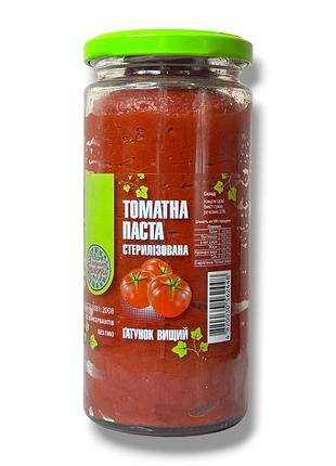 Томатна паста «з бабусиної грядки» (з бабусиної грядки) 25% 400 г у скляній банці