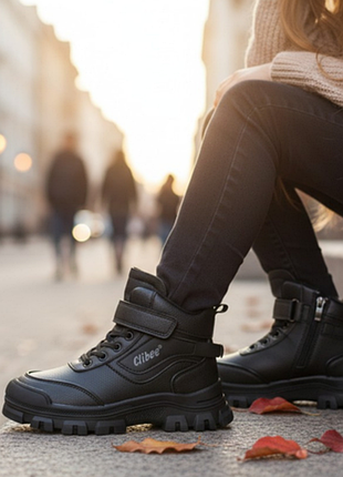 Черевики clibee арт.gc67 black, чорний