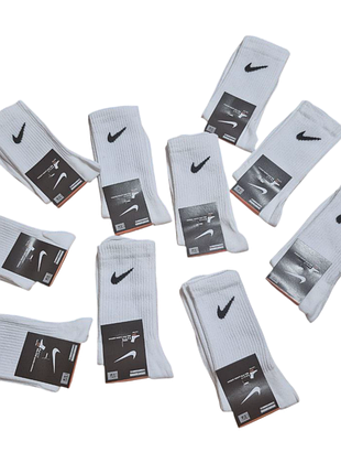 Носки мужские sport, nike высокие теннис стрейч белые р.41-44