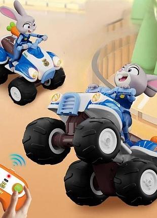 Игрушка заяц на квадроцикле на радиоуправлении 5588 d 515 19,5*15*23 см синий