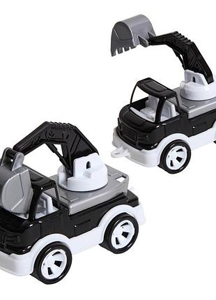 Детский экскаватор "mini matik" 002/4bms(black) подвижная стрела, 13,5 см