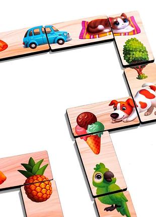 Деревянное домино "половинки" (псд266) psd266 5