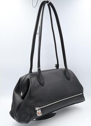 Сумка жіноча шкіряна leather 3735 black
