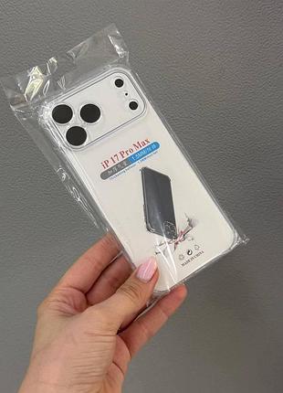Прозрачный чехол iphone 17 pro max, противоударный чехол для iphone 17 pro max, силиконовый чехол iphone 17 pro max 2