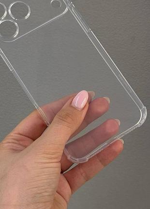 Прозрачный чехол iphone 17 pro max, противоударный чехол для iphone 17 pro max, силиконовый чехол iphone 17 pro max 5