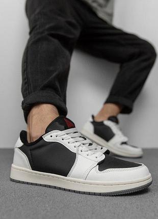 Мужские кроссовки dunk white/black тр6265 6