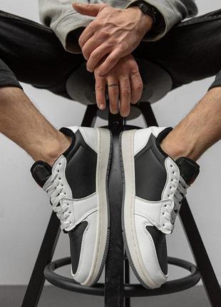 Мужские кроссовки dunk white/black тр6265 7