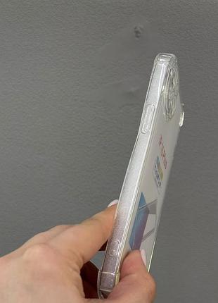 Прозрачный чехол iphone 15 plus, противоударный чехол для iphone 15 plus, силиконовый чехол iphone 15 plus 7