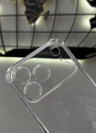 Прозрачный чехол iphone 17 pro, противоударный чехол для iphone 17 pro, силиконовый чехол iphone 17 pro 3