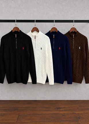 Кофта чоловіча polo ralph lauren в'язана на блискавці