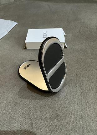 Дзеркало з тримачем для телефону  makeup mirror with phone holder black