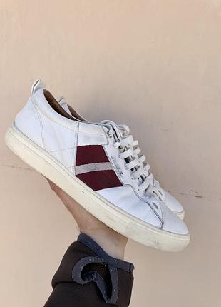 Bally 44 чоловічі шкіряні кеди us 10