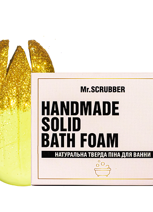 Твердая пена для ванны mr. scrubber "ананас" в подарочной коробке daily skin care