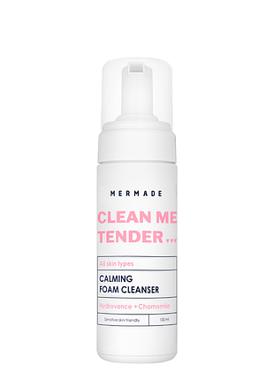 Пінка для вмивання заспокійлива mermade hydrovance & chamomile flower extract 150 мл daily skin care