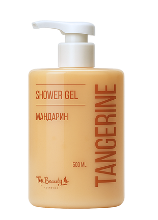 Гель для душа top beauty с ароматом "мандарин", 500 мл daily skin care