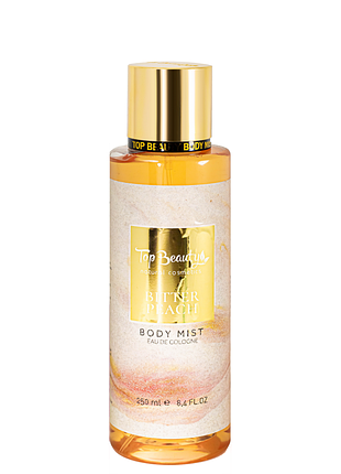 Спрей-міст для тіла парфумований top beauty bitter peach, 250 мл daily skin care