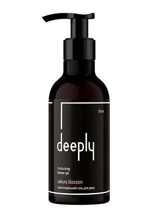 Гель для душа увлажняющий deeply sakura blossom moisturizing shower gel, 300 мл