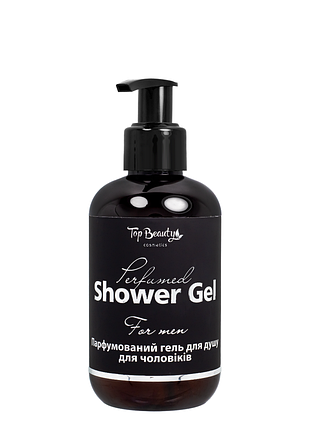 Парфумований гель для душу чоловічий top beauty parfumed shower gel 200 мл daily skin care