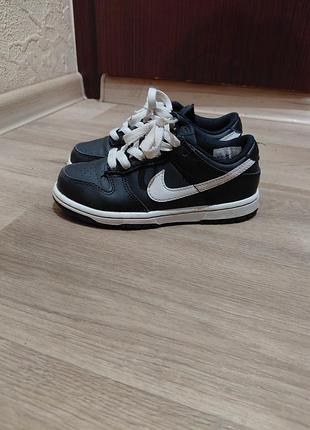 Nike кроссовки dunk low ps black panda для детей 2
