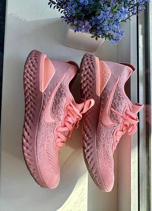 Кросівки жіночі nike epic react flyknit 2 рожеві 39 (25см)