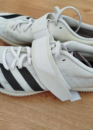 Шиповки для стрибків у висоту adidas білі р.43