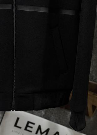 Куртка чоловіча бомбер jack & jones wool jacket чорний s 4