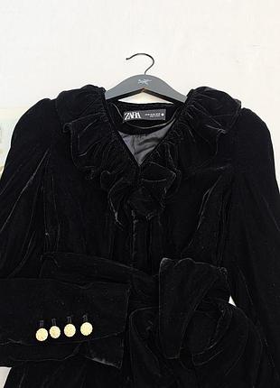 Жакет оксамит zara 6